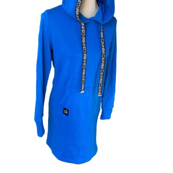 Calvin Klein Shirt Dress with Hood - Size Small - Picture 3 of 4